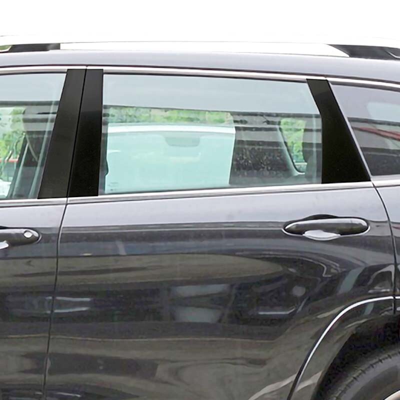 ✅ Window Door Column B Pillar Post Trim Cover Stickers For Jeep Cherokee 2014-23