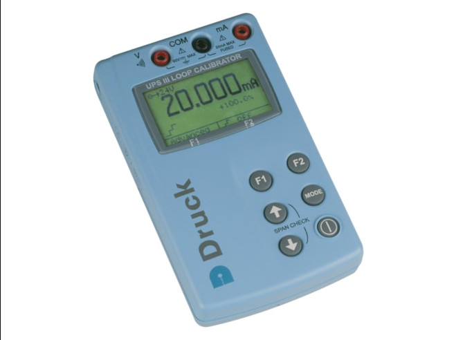 GE Druck UPS-III Loop Calibrator KO317 HART Compatible WITH MANUAL & CASE Tested