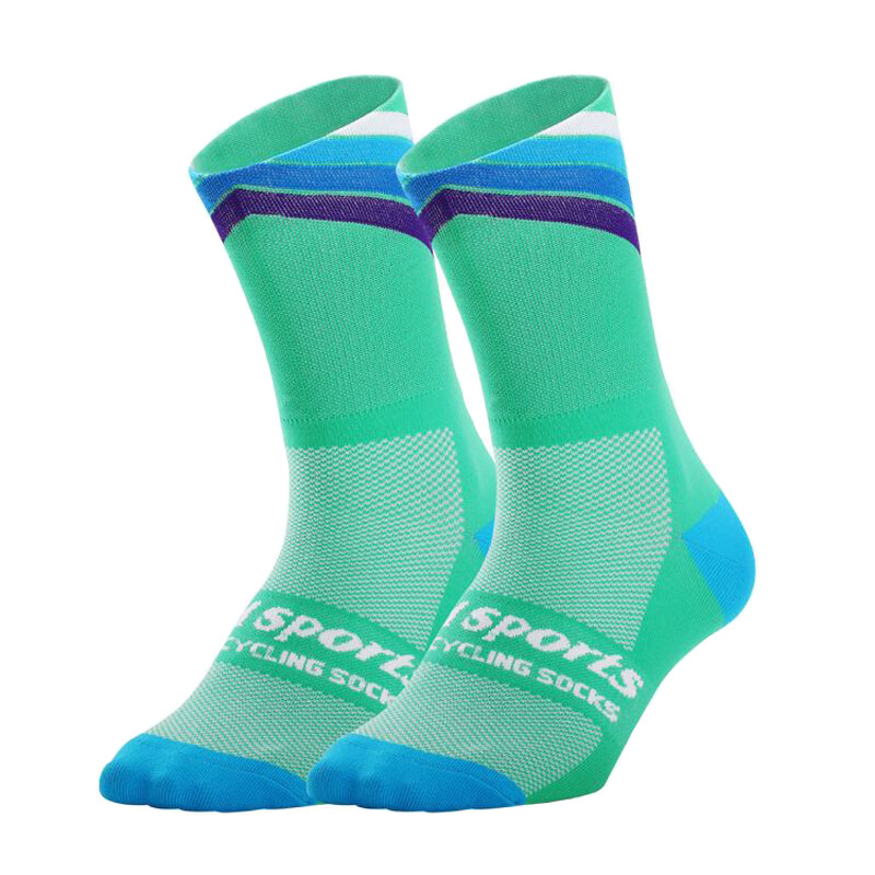 Road Cycling Riding Socks Bicycle Bike Sports Athletic Socks XC BMX MTB Green