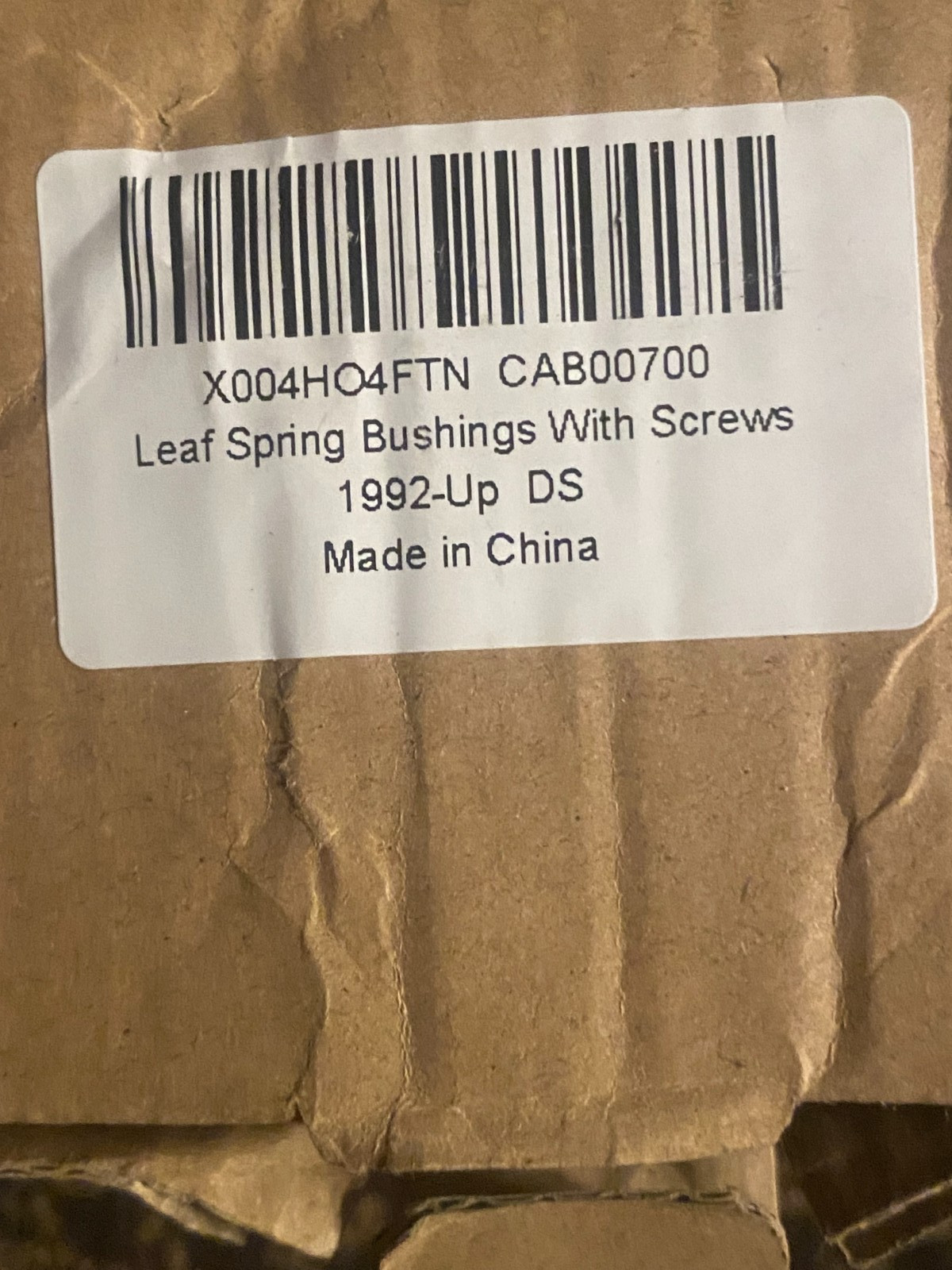 Leaf spring bushings with screws 1992-up DS