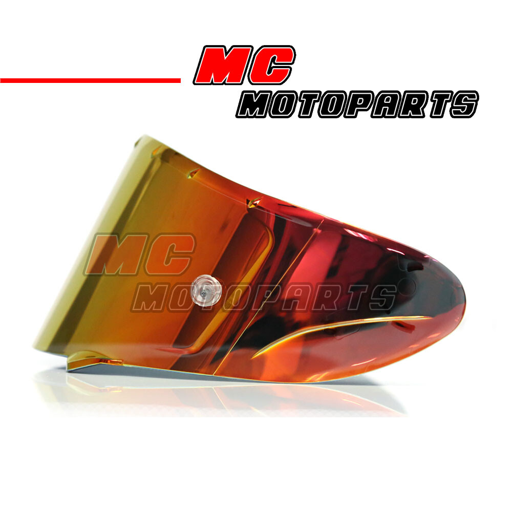 Racing Spare Helmet Visor MRED Shield For Shoei X14 X-Fourteen CWF-1