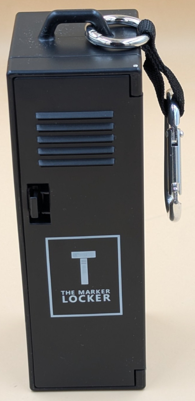 The Marker Locker Black Open Box Markers Not Included Golf  Storage See Pictures