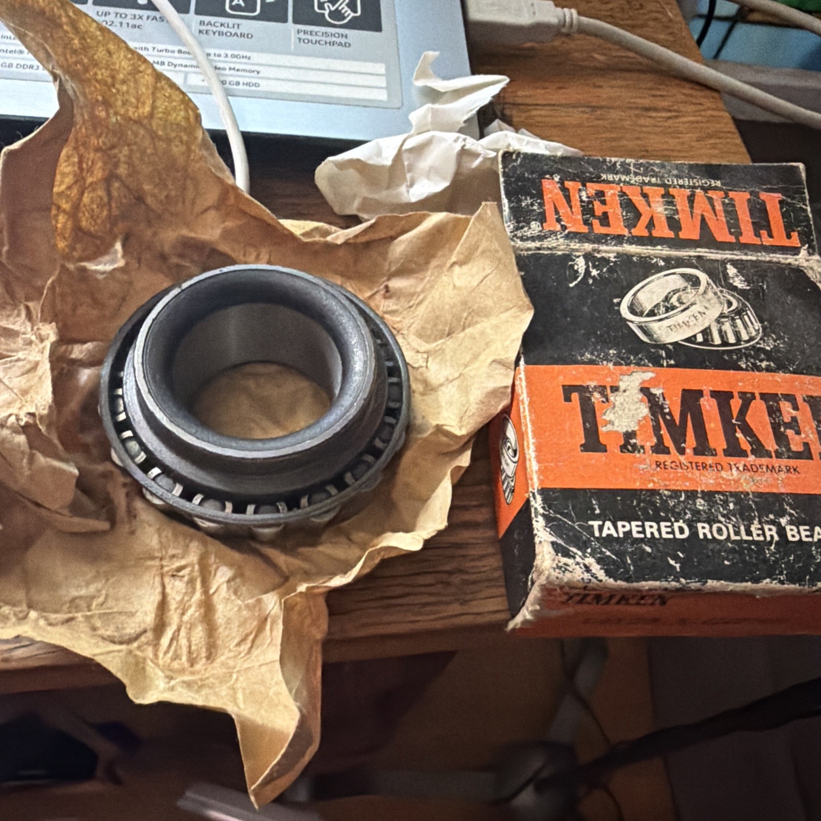 TIMKEN 14123A Tapered Roller Bearing Cone NEW Part Fast Free Shipping