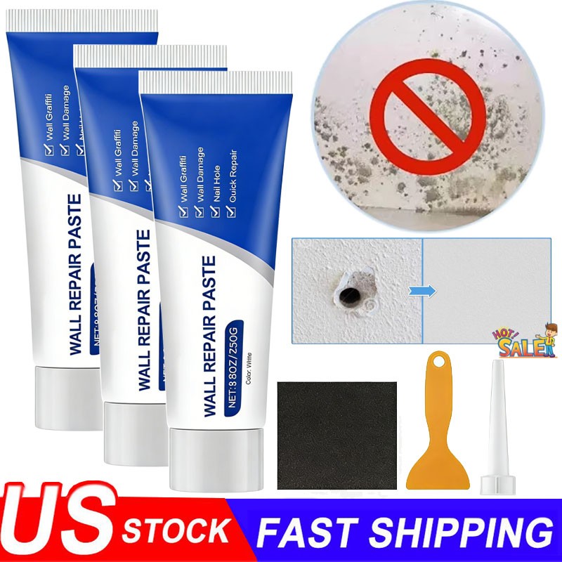 Drywall Patch Repair Kit 250G Wall Mending Agent Multi-Functional Quick Drying