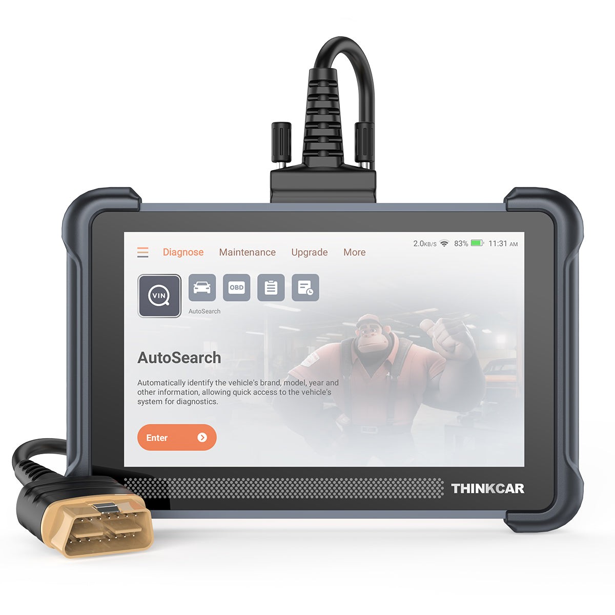 ThinkScan 672 FULL OBD2 Scan Bidirectional Scanner Auto Diagnostic Tool Key Code
