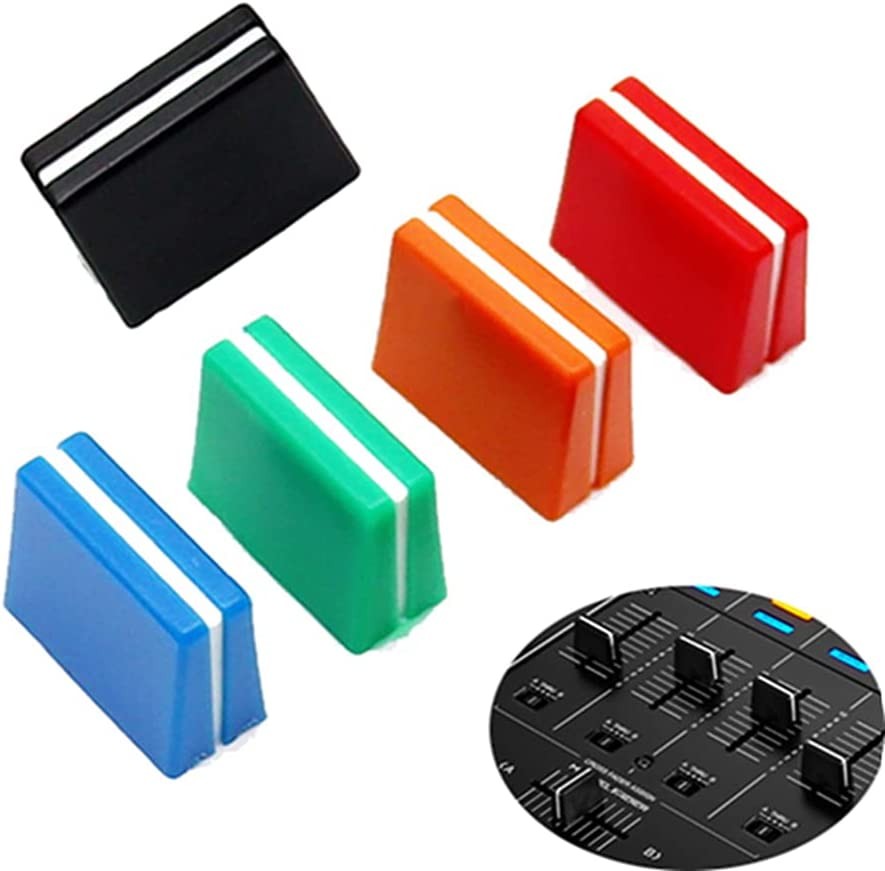 5 pcs Mixing Console Equalizer Fader Cap, Fader, Linear Potentiometer Slider Cap