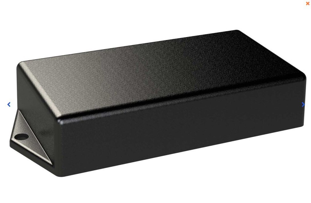 PolyCase TF-2409TX ABS Potting Box Enclosure with Mounting Flanges 4.0x2.1x0.9