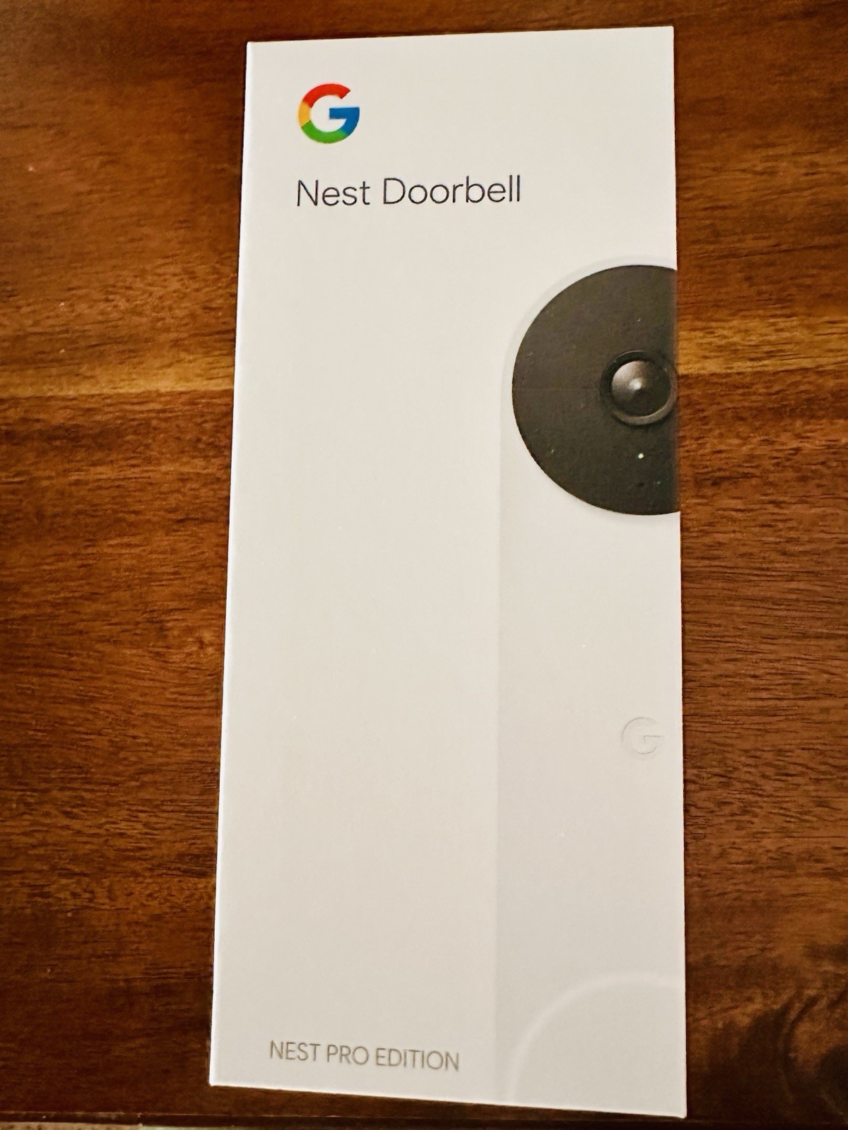 Google Nest Doorbell (wireless/wired, 3rd gen), branded as the "Nest Pro Edition