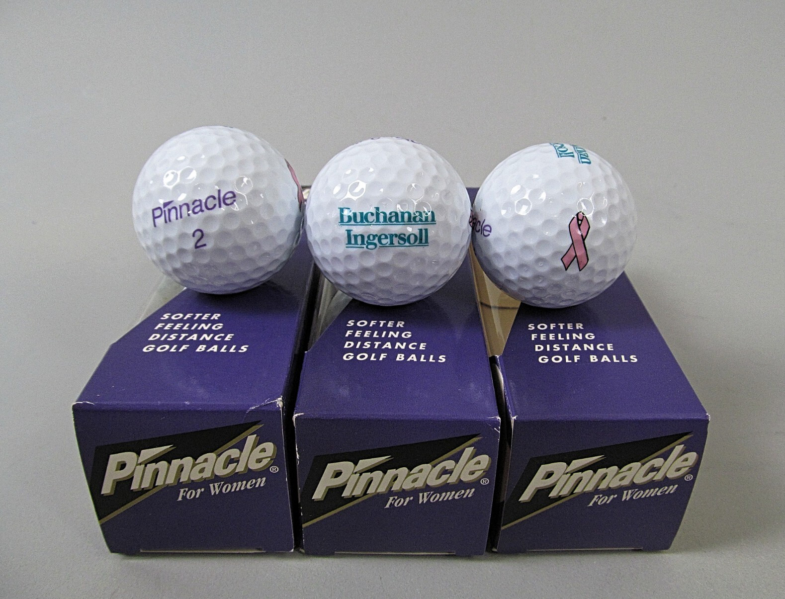 Pinnacle For Women Buchanan Ingersoll Logo Golf Balls (9) New NOS