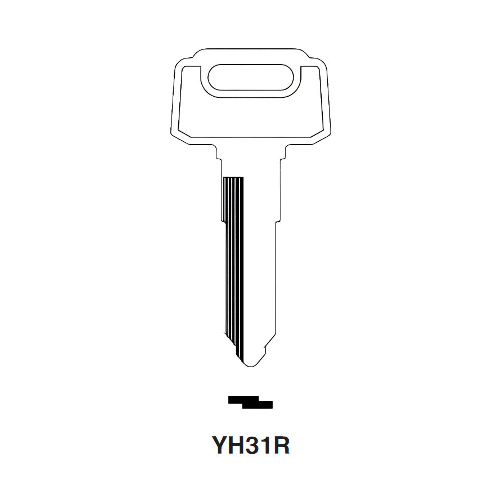 YH31R Key Blank Nickel