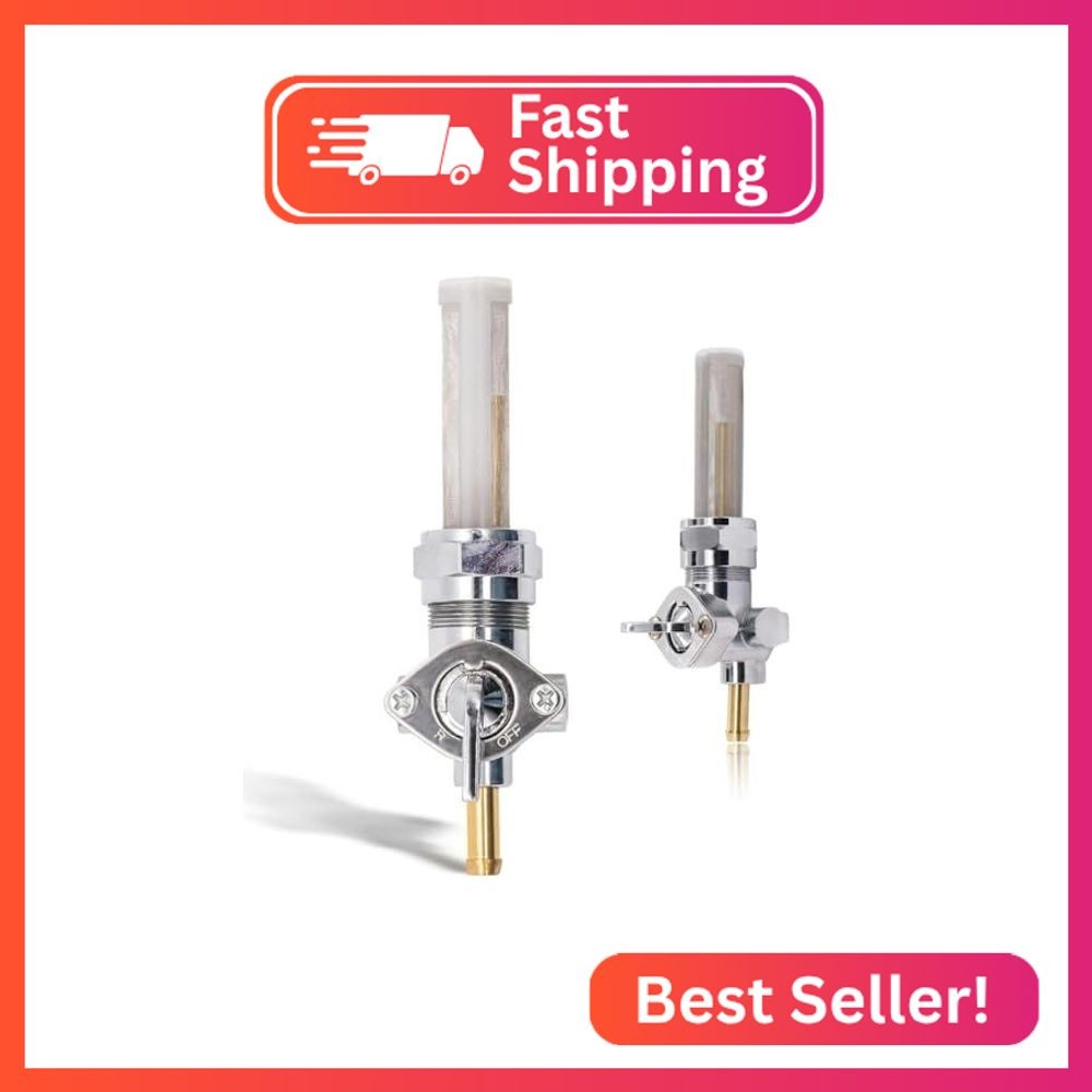 Petcock Fuel Valve Switch 22mm Straight Spigot for Harley Davidson Sportster Big