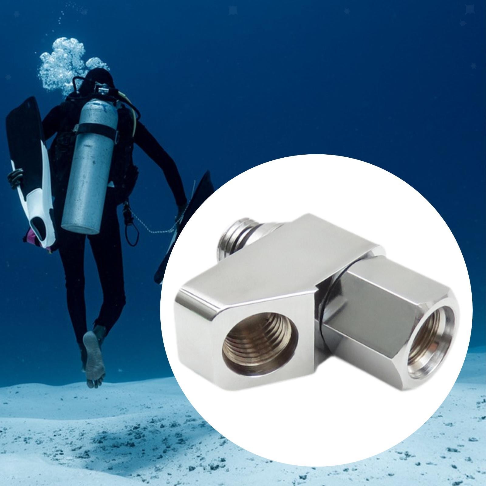 High Pressures Diving Splitter Supplies Lightweight Flexible Scuba Regulator