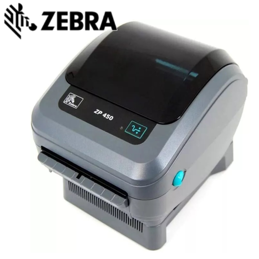 Zebra ZP450 Direct Thermal Shipping Label Printer Bundle USB Desktop Printer US