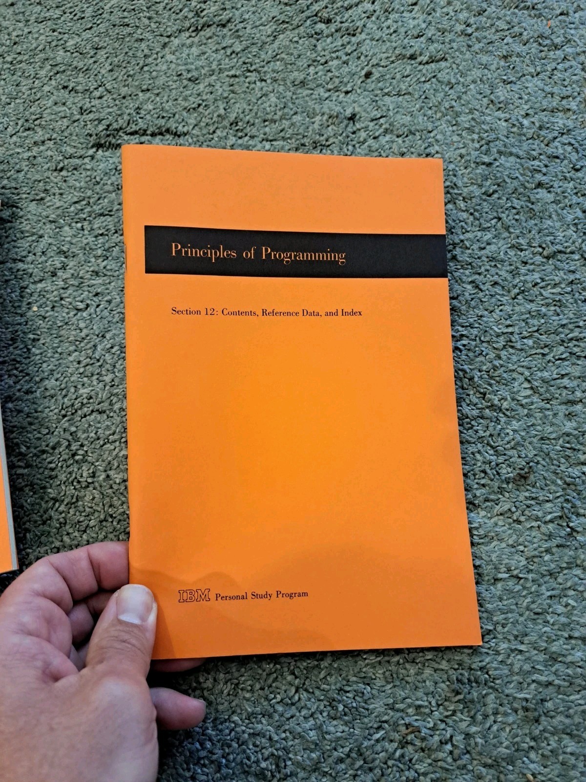 IBM Personal Study Program Principles of Programming