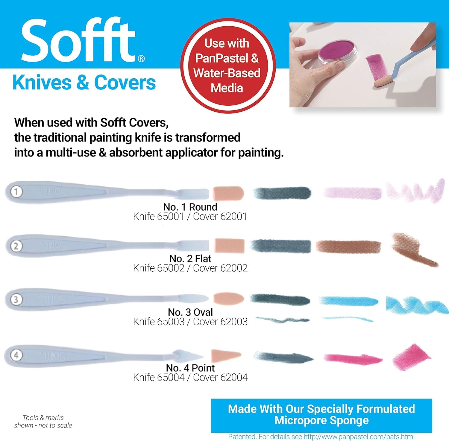 SOFFT, Knife n°3 and 5 oval tips