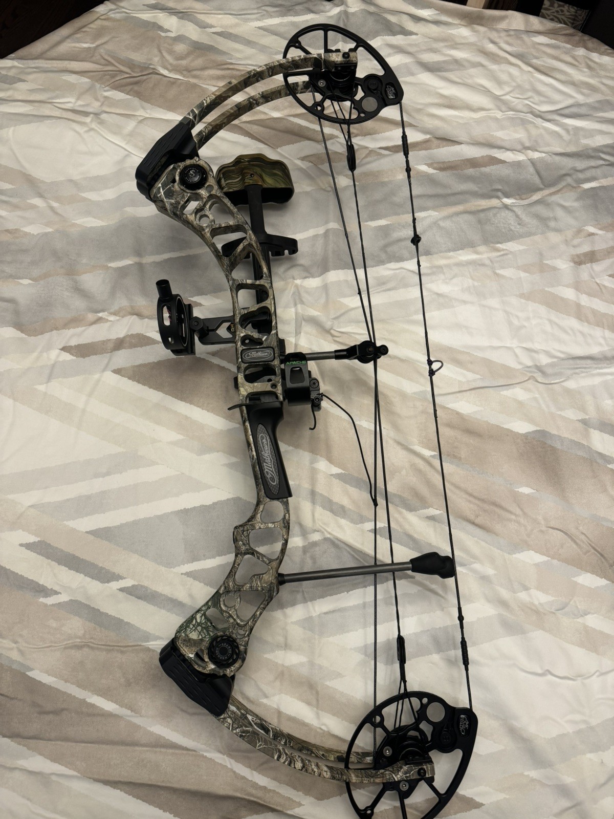 Mathews Tactic right handed compound bow used