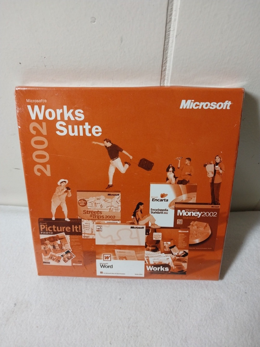 Microsoft Works Suite 2002 Software CD with Product Key ~ Brand New Sealed