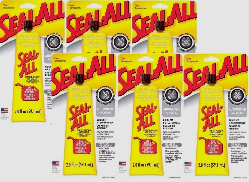 6~ Seal-All Gas & Oil Resistant High Strength Gas & Oil Resistant Adhesive 2 oz