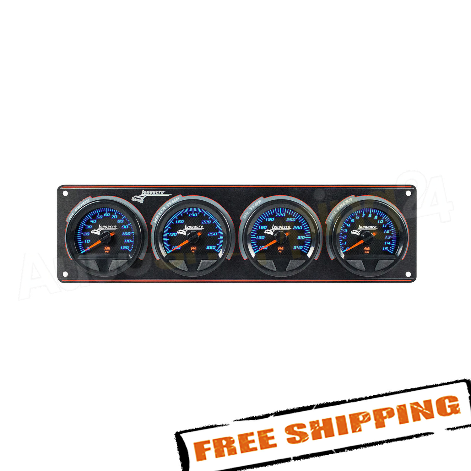 Longacre 52-44566 SMi Elite Waterproof 4-Gauge Panel