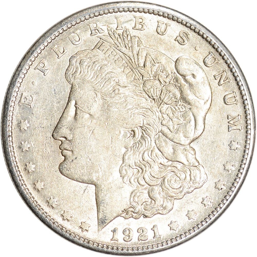 1921 S  Morgan Silver Dollar Coin $1 - AU
