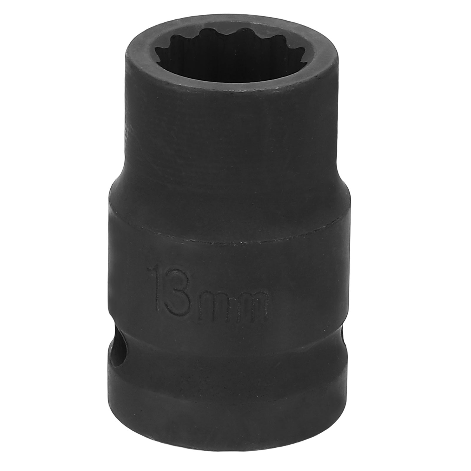 12-Point Impact Socket 1/2 Inch Drive 13mm Metric Cr-V Shallow Impact Socket