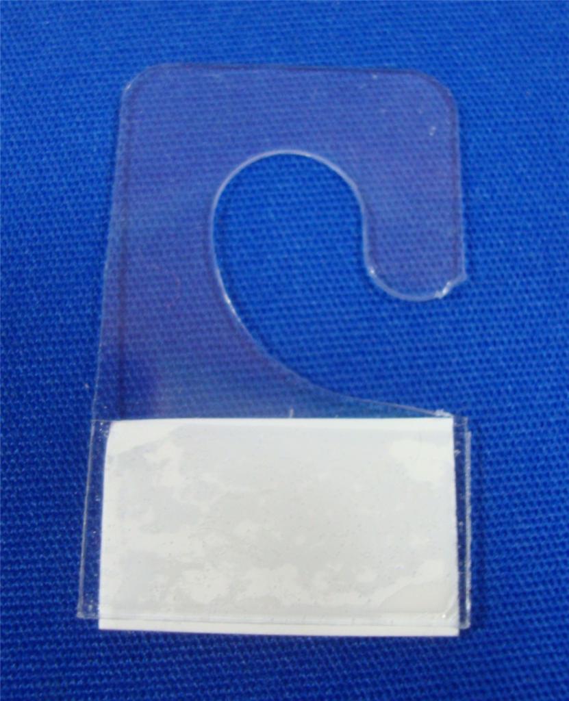 Hook Style Hang Tab with Adhesive Hook Style (3/8") Merchandise Price Tags