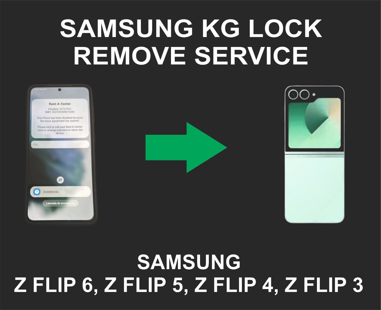 Device KG, Knox Unlock, Z Flip 6, Z Flip 5, Z Flip 4, Z Flip 3, Z Flip 2