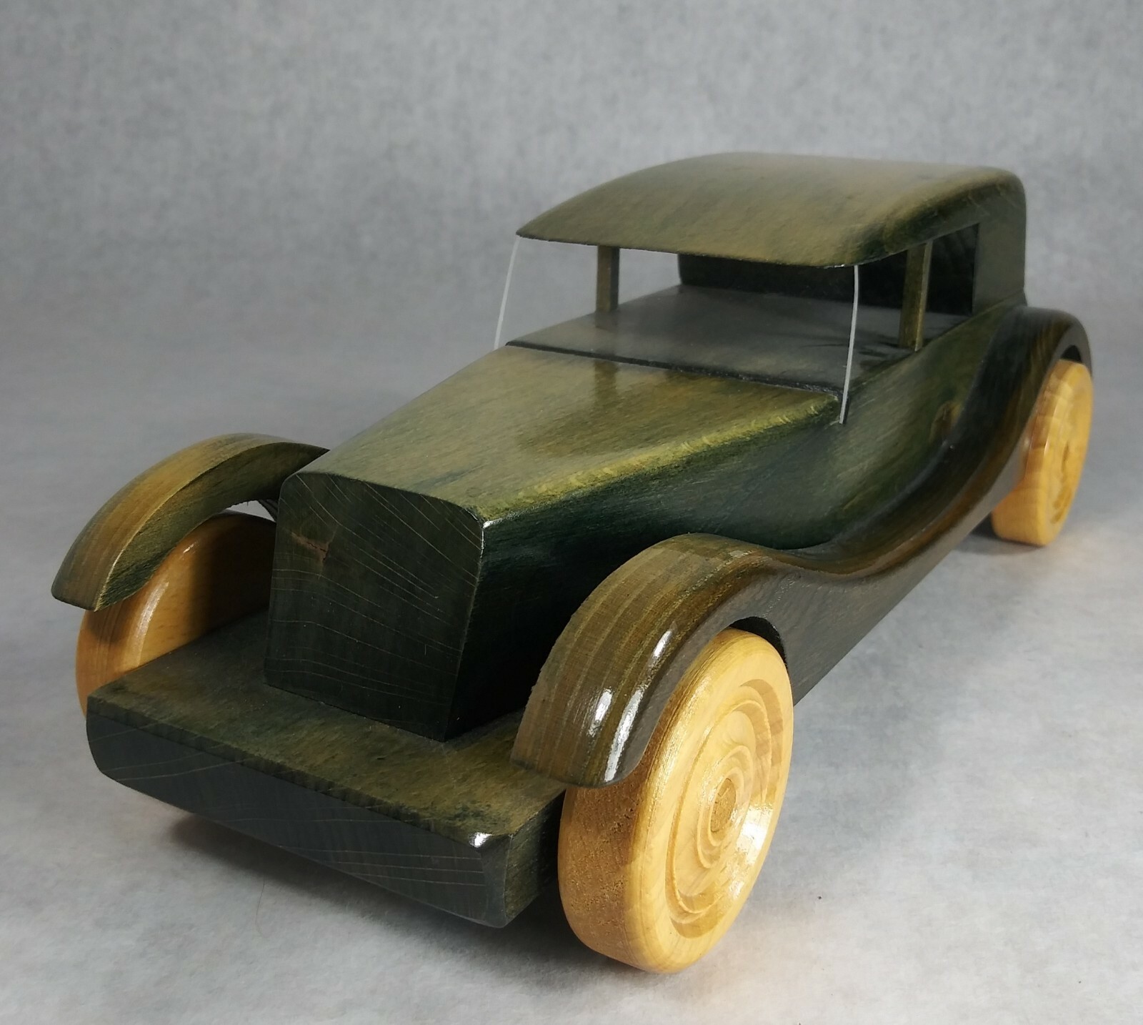 Rare Chenal France Wood Car Rolls Beautiful Wooden Collectible Car