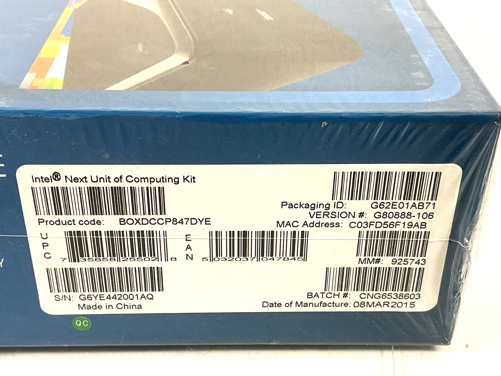 Intel NUC DCCP847DYE Celeron 847 Mini PC Kit w/ AC - BOXDCCP847DYE