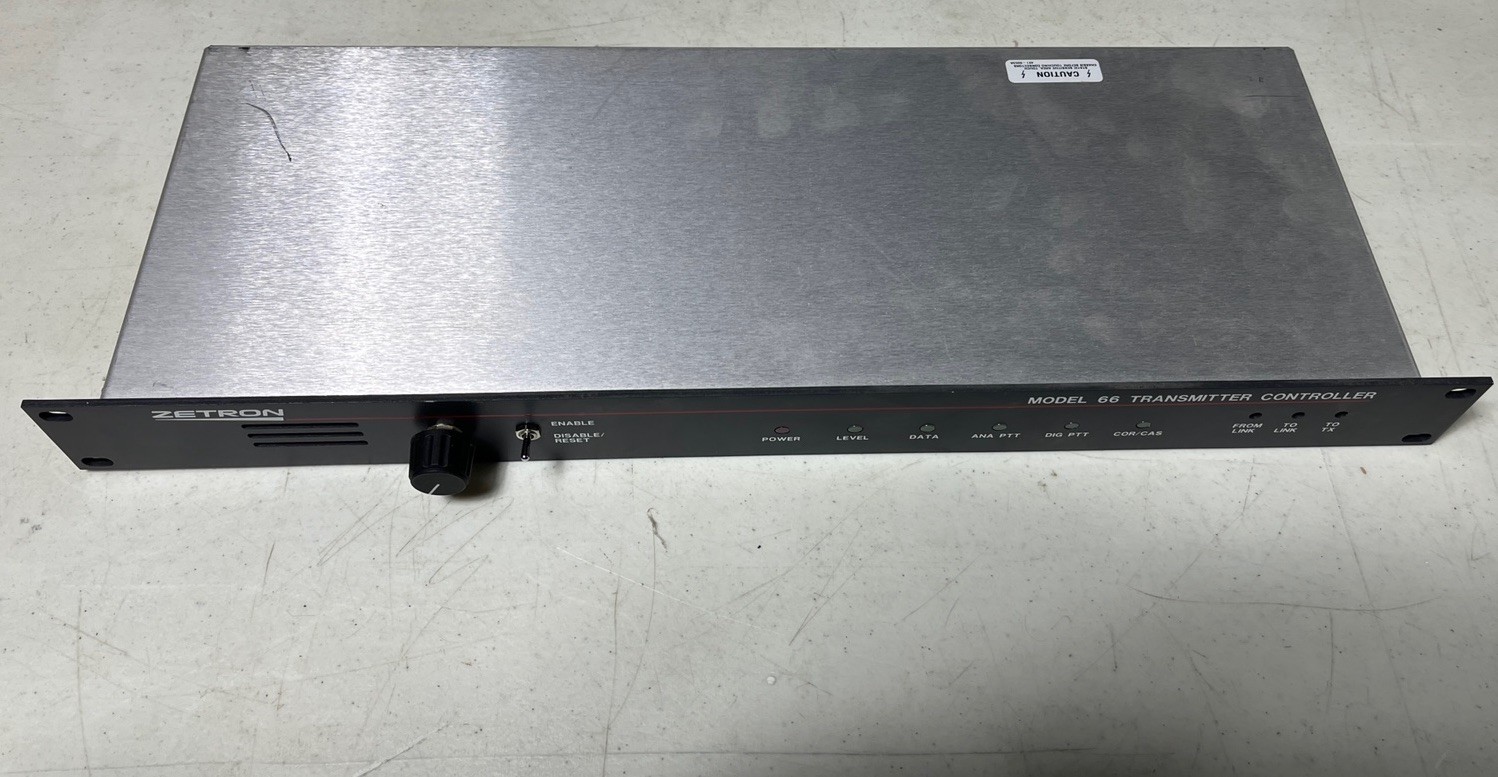 Zetron Model 66 Transmitter Paging Controller