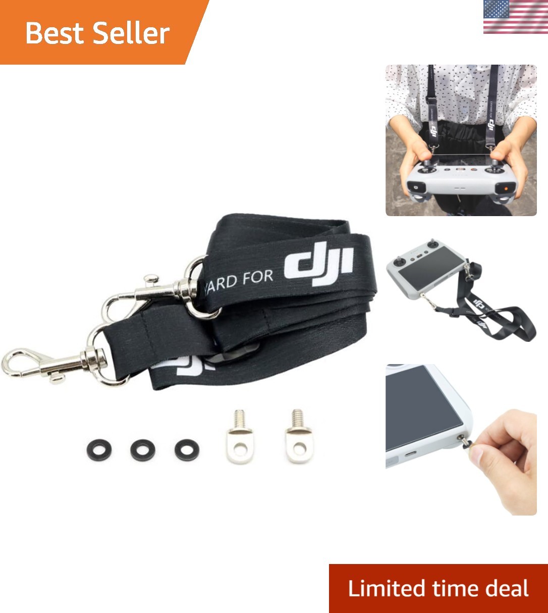 Neck Strap Lanyard Sling for DJI Accessories Rope with Buckle Universal Compa...