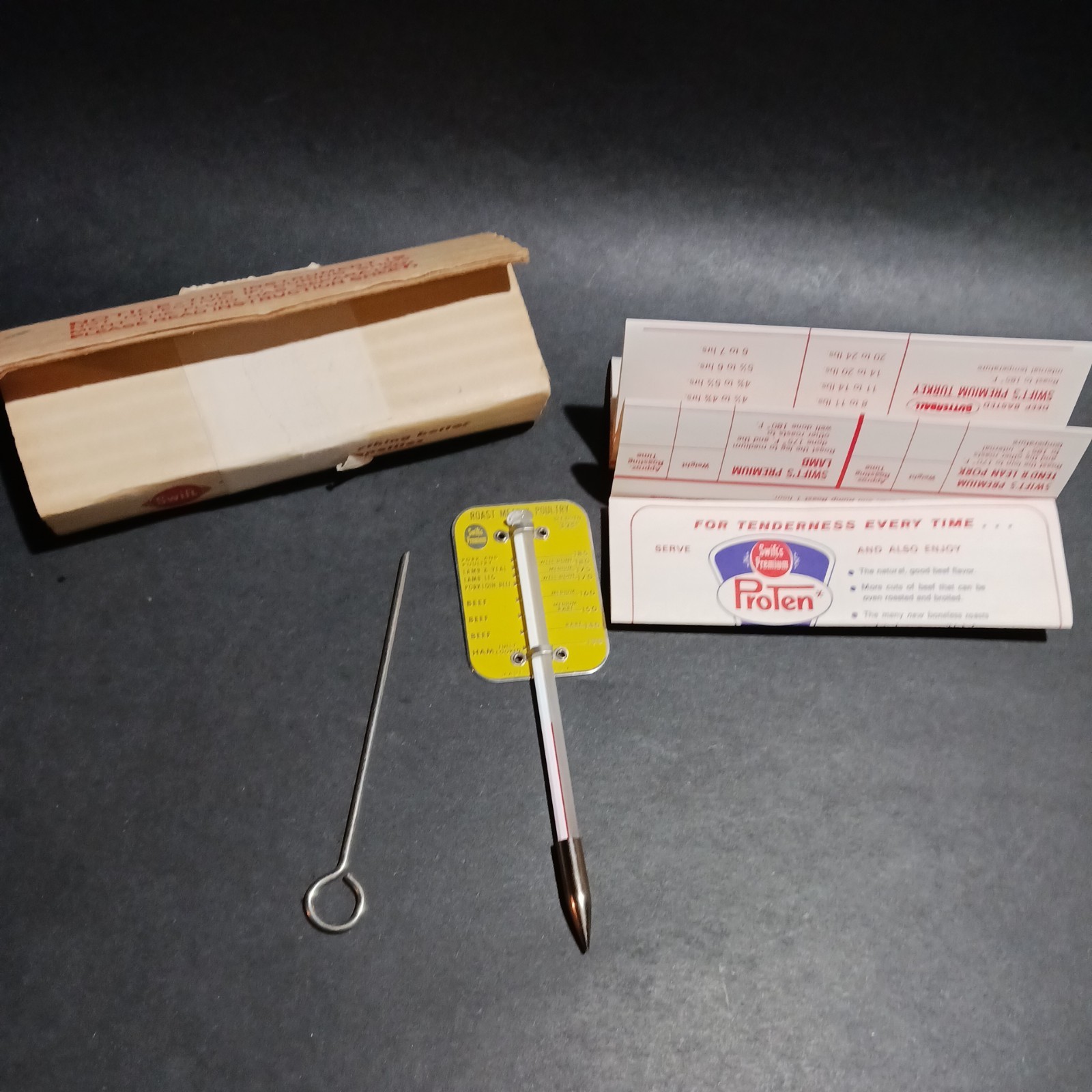 Vintage Swift's Premium Meat & Poultry Thermometer Made In USA