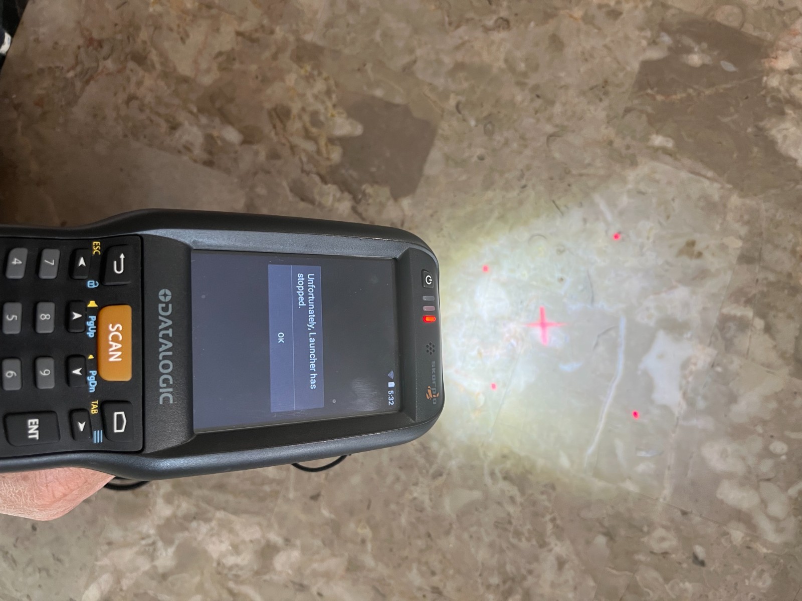 Datalogic Skorpio X4 3862E-SX4W Barcode Scanner Mobile Computer