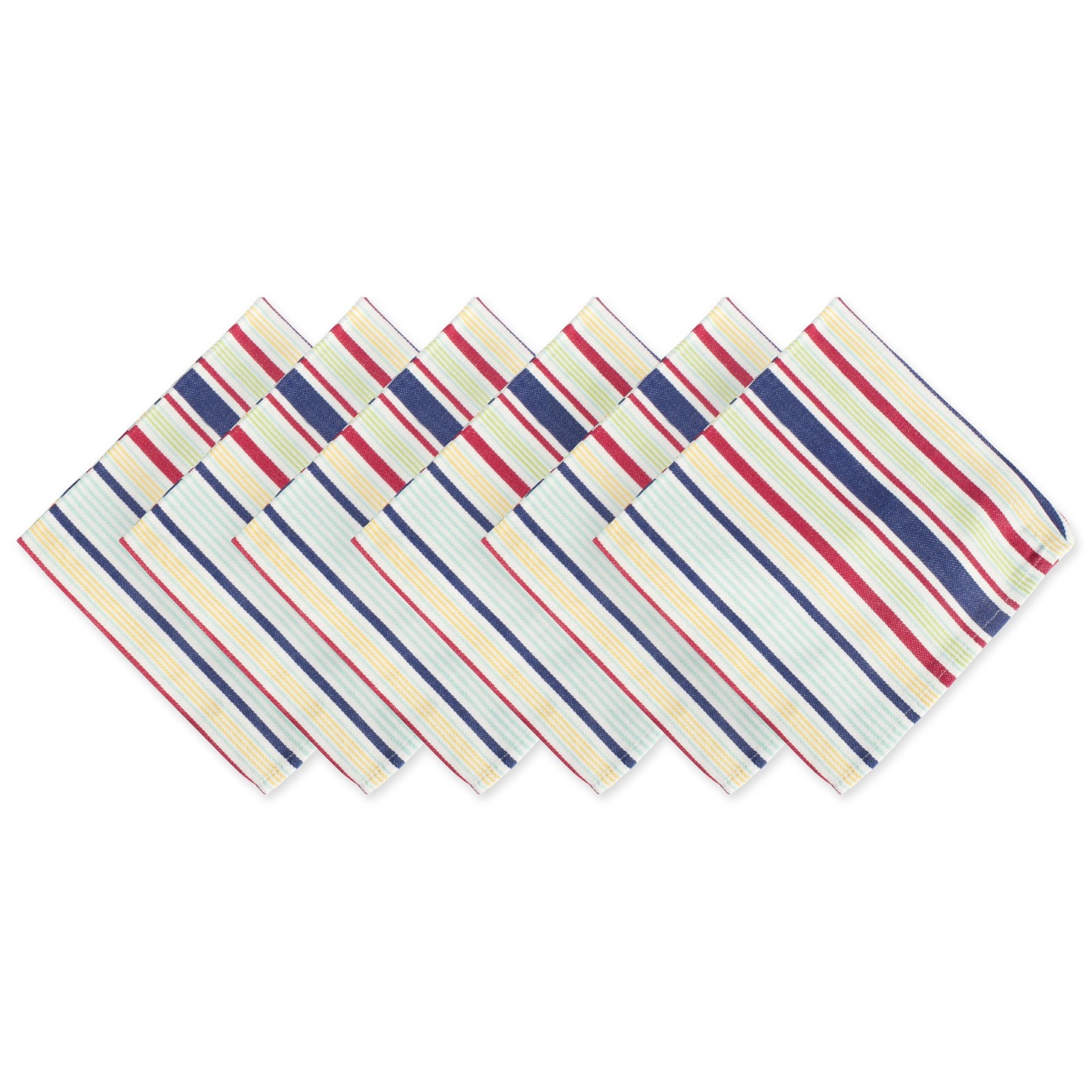 DII Cotton Napkin Machine Washable Basic Plastic Multicolor 20x20 4 Count medium