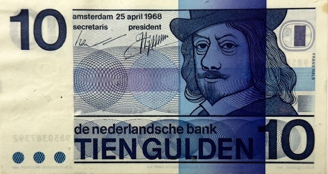 NETHERLANDS - 10 Gulden - 1968 - Pick - 91 - Crisp Uncirculated - (Stains)!