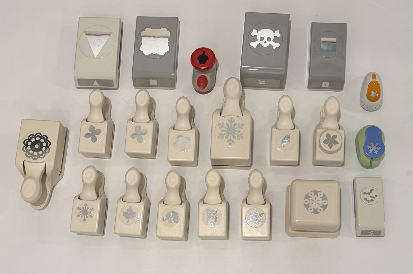 Martha Stewart Craft Paper Punch Lot 21 Halloween Snowflake Flower Scrapbook