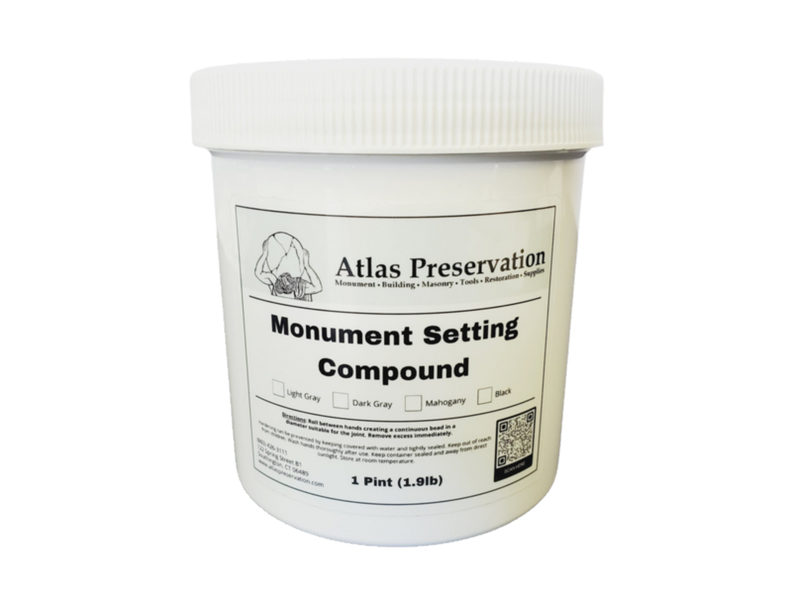Monument Setting Compound - Mahogany Pint