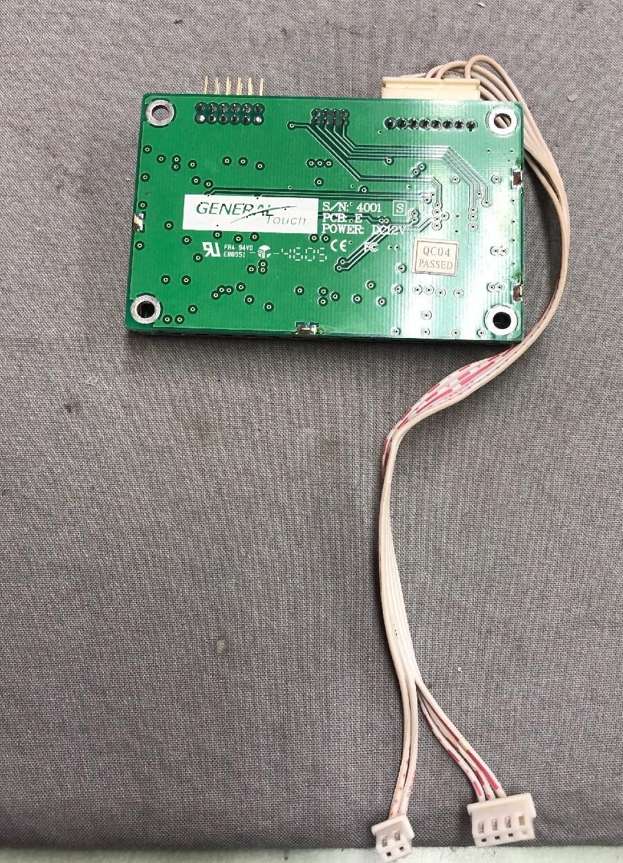 GENERAL TOUCH LCD CONTROLLER DRIVER INTEGRATED CIRCUIT 4001S 12V Ver 2.1