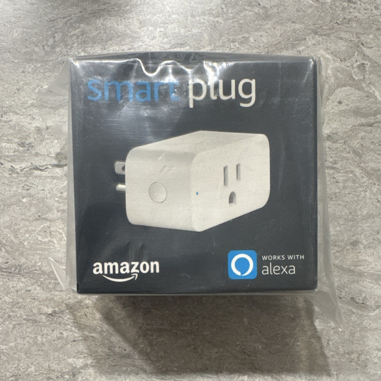 Amazon Smart Plug Wi-Fi Alexa Compatible Single Socket Indoor Use White
