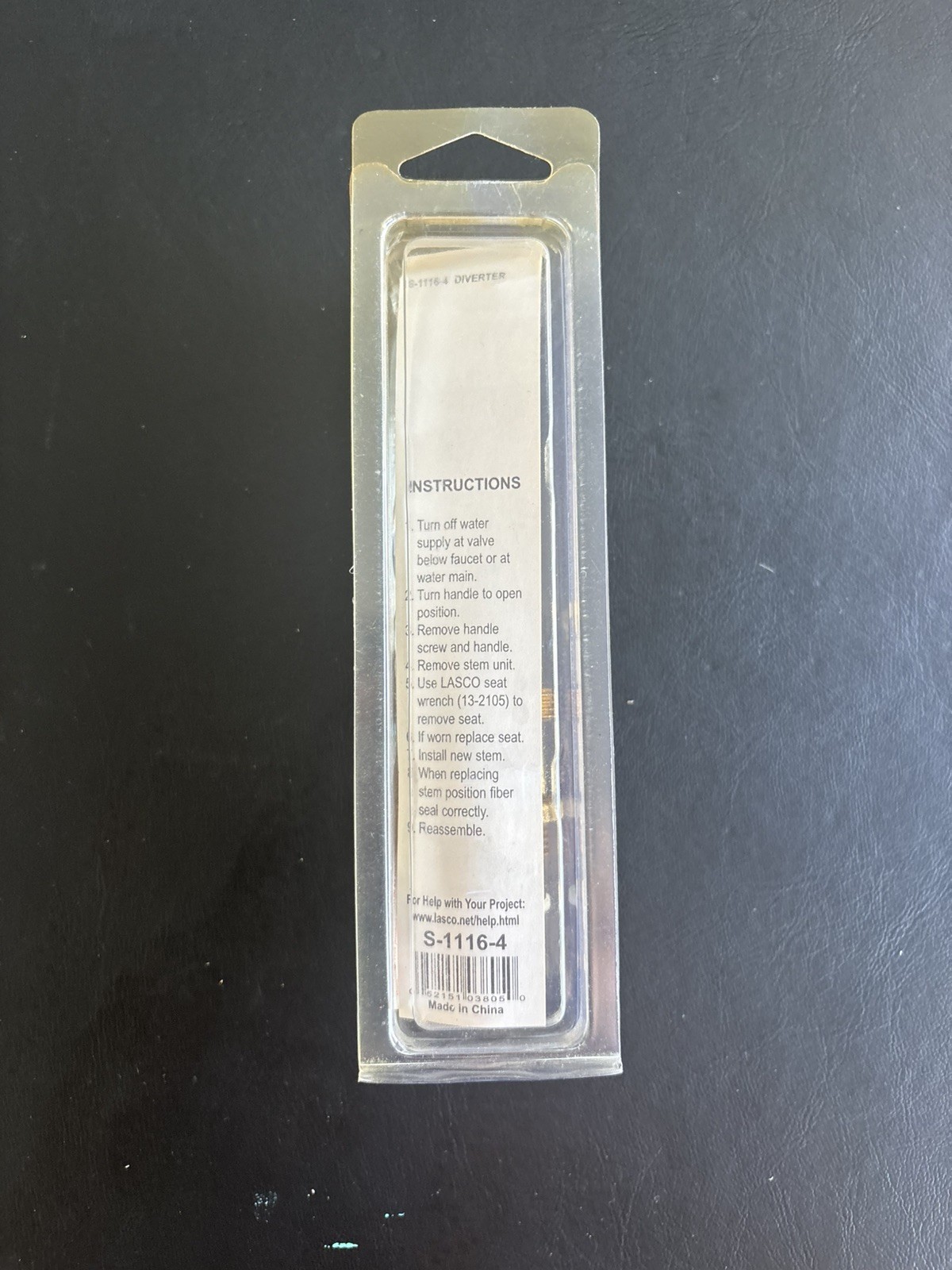 Shower Diverter Stem, New Style - S-1116-4
