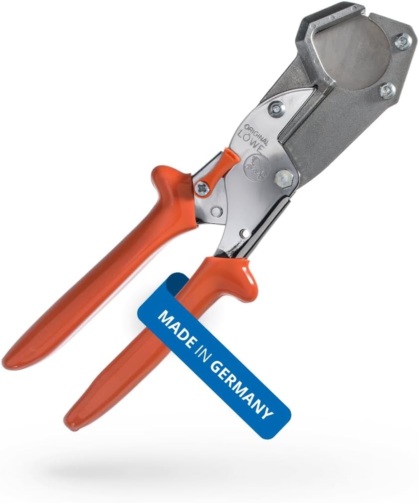 Original LÖWE Pro Hose Shears 5.504 with Triangular Blade for Industrial & Craft