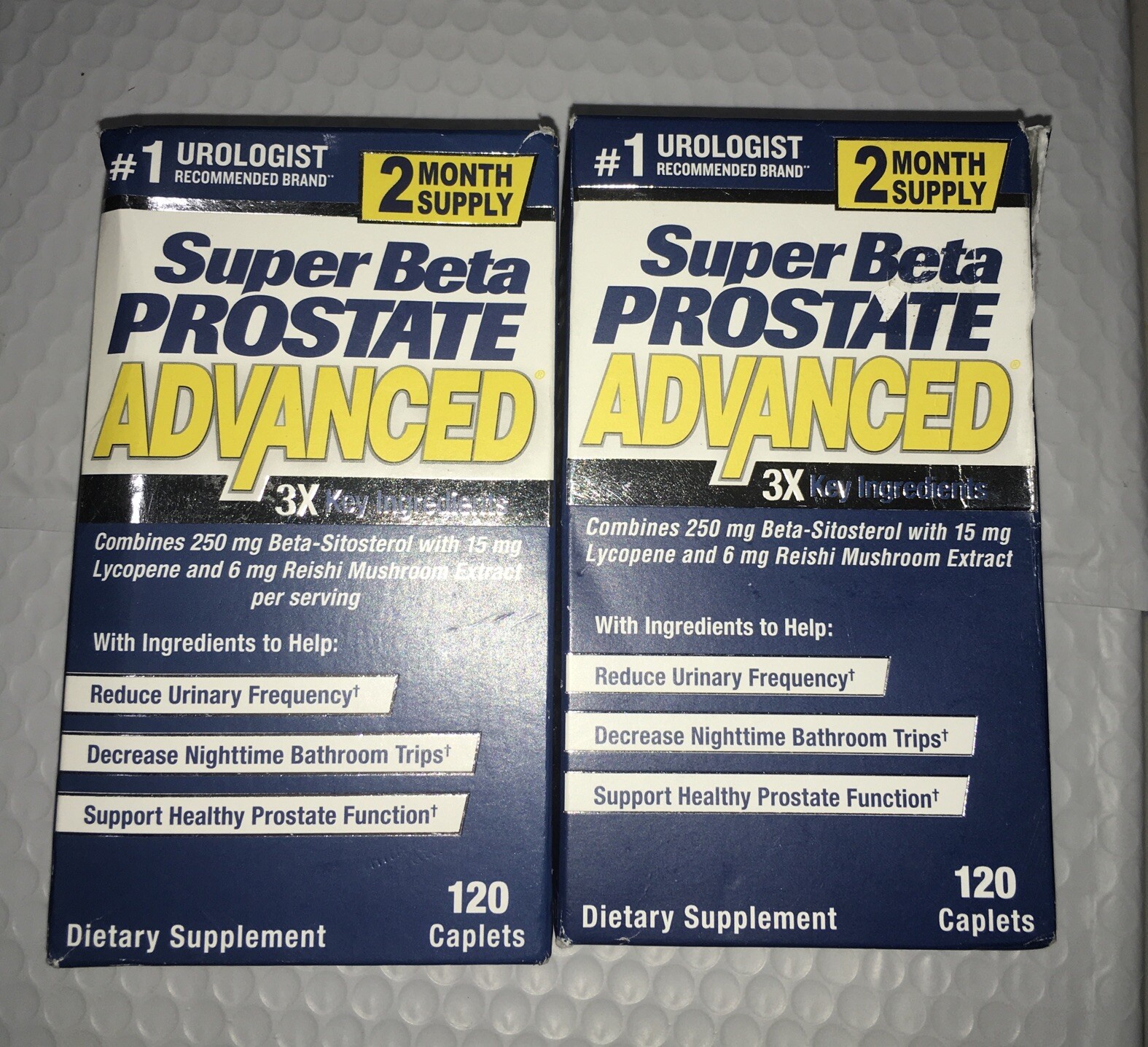 (2 )~Pack Super Beta Prostate Advanced Supplement 2x120 Cap (240) Exp 04/2027