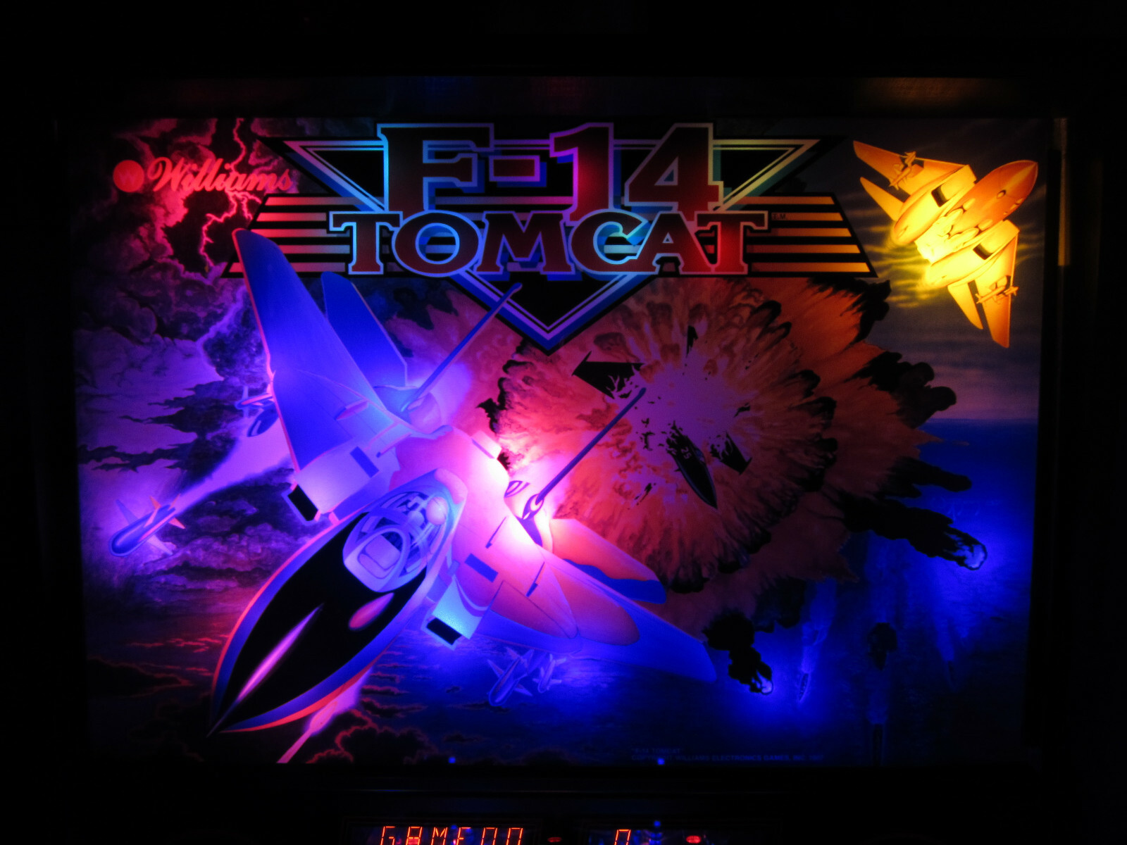 F-14 TOMCAT - NON GHOSTING Lighting Kit SUPER BRIGHT PINBALL LED KIT