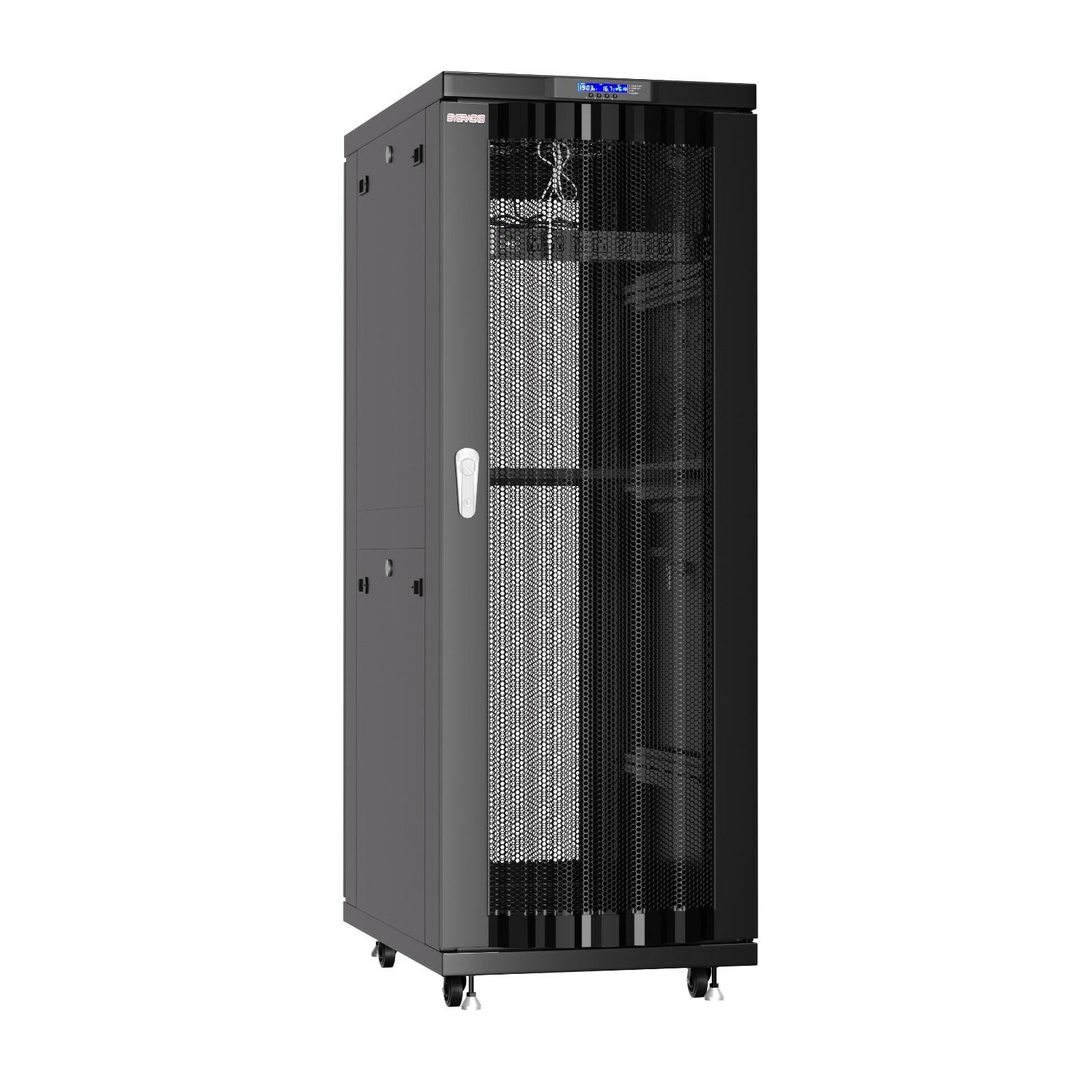 32U Server Rack IT Cabinet Data Network Rack Enclosure - 24-Inch Deep Rack Stand