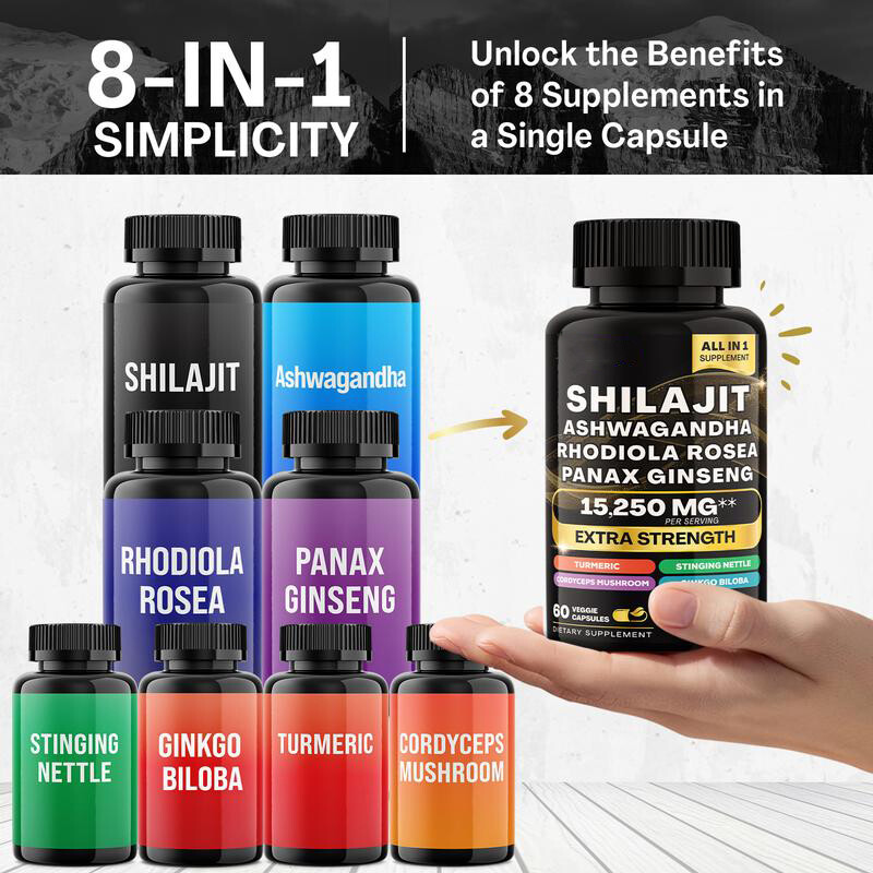 Dynamic Vitality Bundle - Sea Moss Multivitamin & Shilajit Power Combo USA
