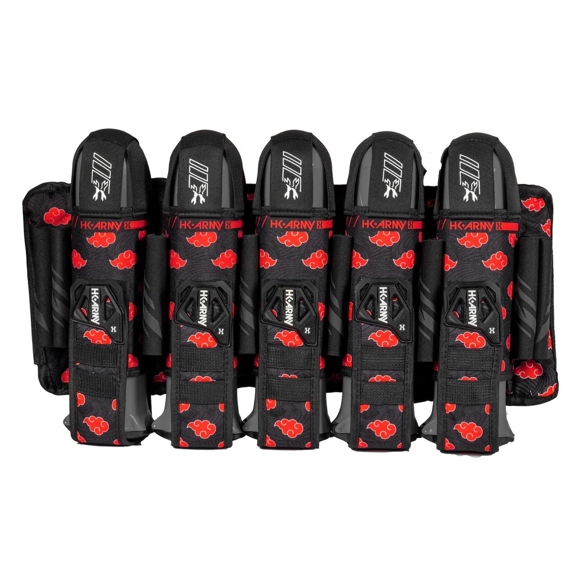 New HK Army Eject 5+4+4 Paintball Pod Harness / Pack Devastation Kloud Black/Red