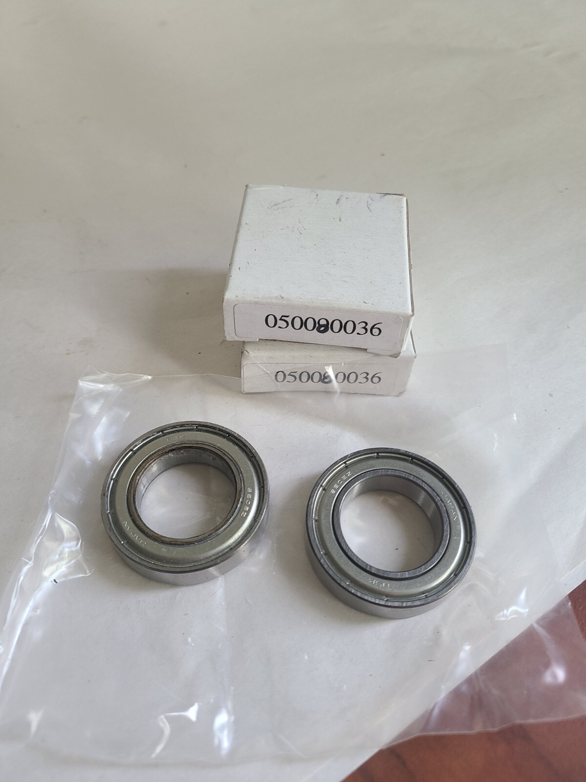 Lot 2 NSK MADE IN JAPAN Z5069 Deep Groove Ball Bearings, 42x25x9mm, NOS/open Box