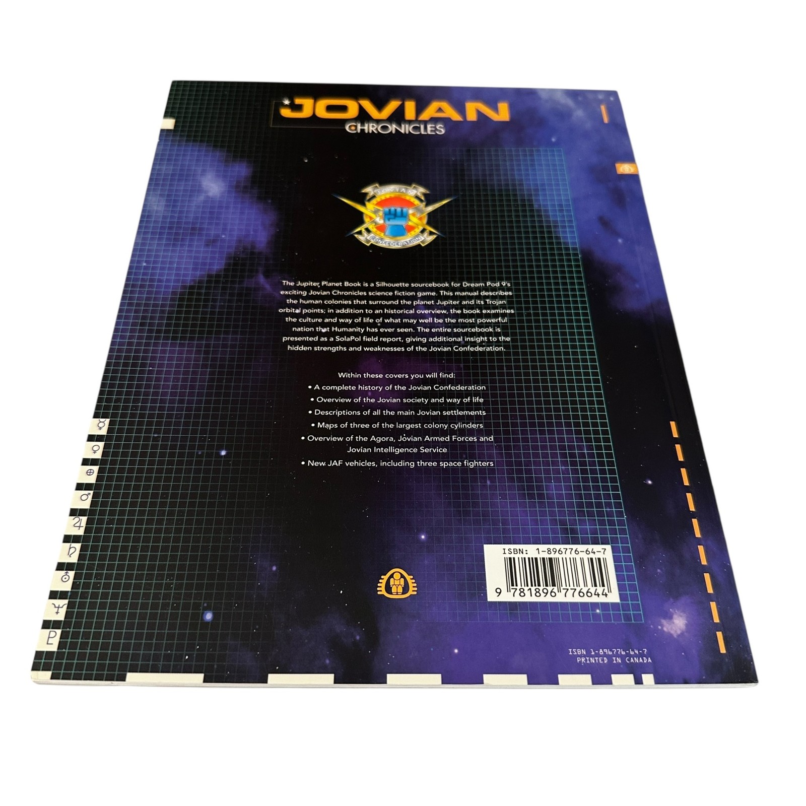 Jovian Chronicles - Jupiter One - Planet Sourcebook RPG Dream Pod 9