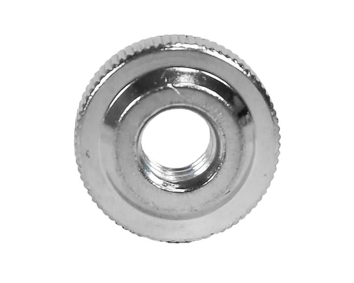 DW Chrome Knurled Bass Drum Spur Nut