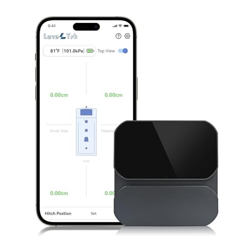 Bluetooth Leveler Tool for Campers, LevelTrk Wireless RV Leveling System, Must
